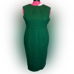 Chic Sleeveless Green Midi Dress